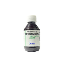 DIFENHIDRAMINA JARABE FRASCO X 120 ML